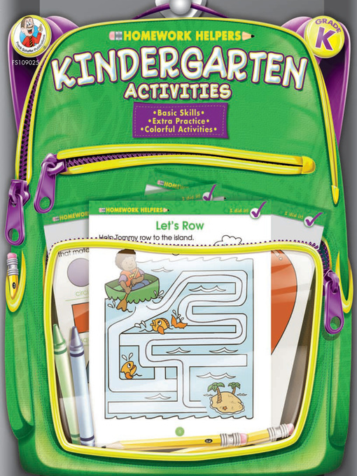 Cover image for Kindergarten Activities Homework Helper
